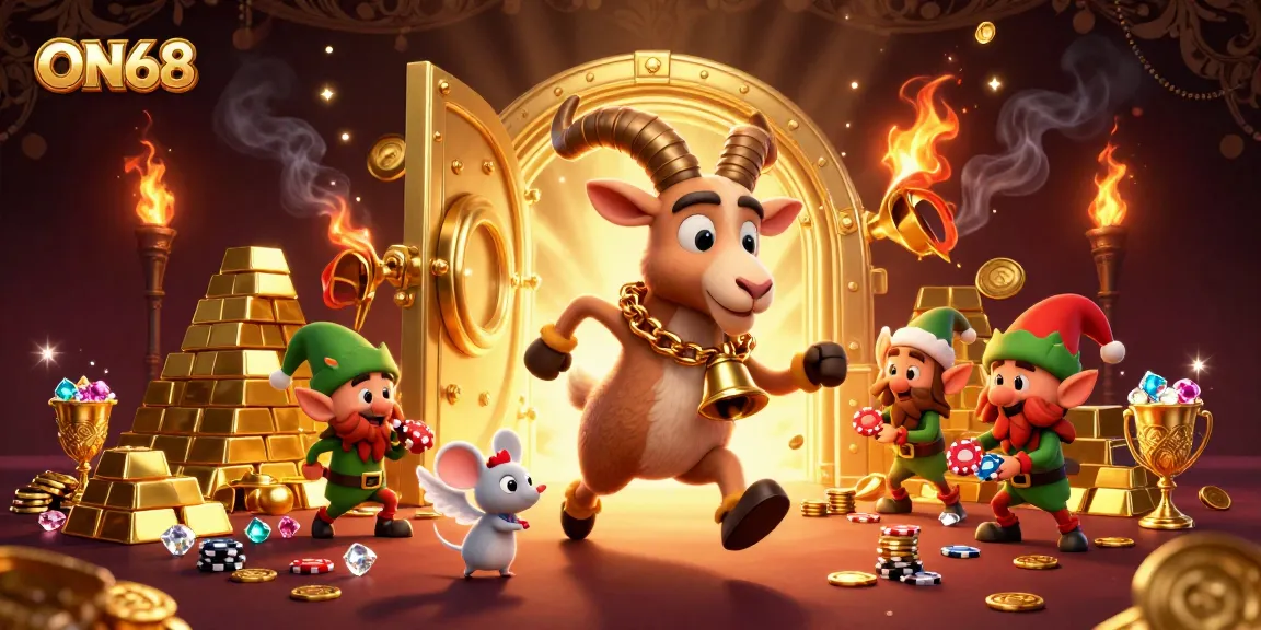 Experience festive casino chaos with ON68, featuring Krampus, angel mouse, and naughty elves!