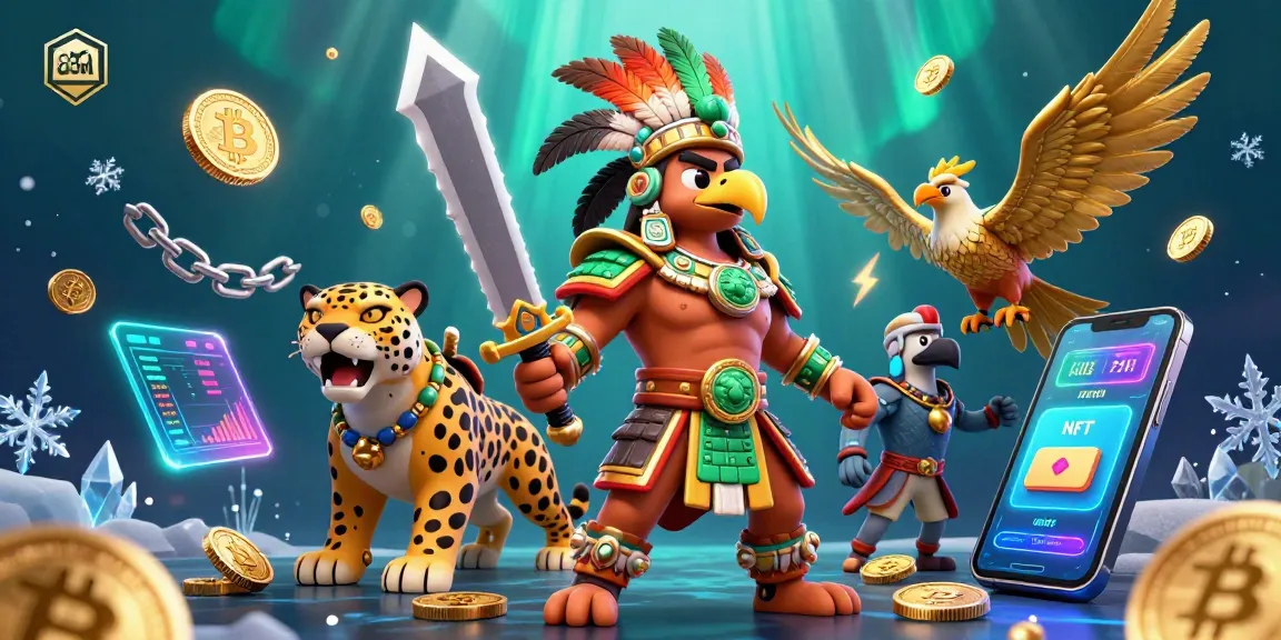Engage with the 88M casino experience featuring vibrant warriors and crypto elements in a stunning 3D scene.