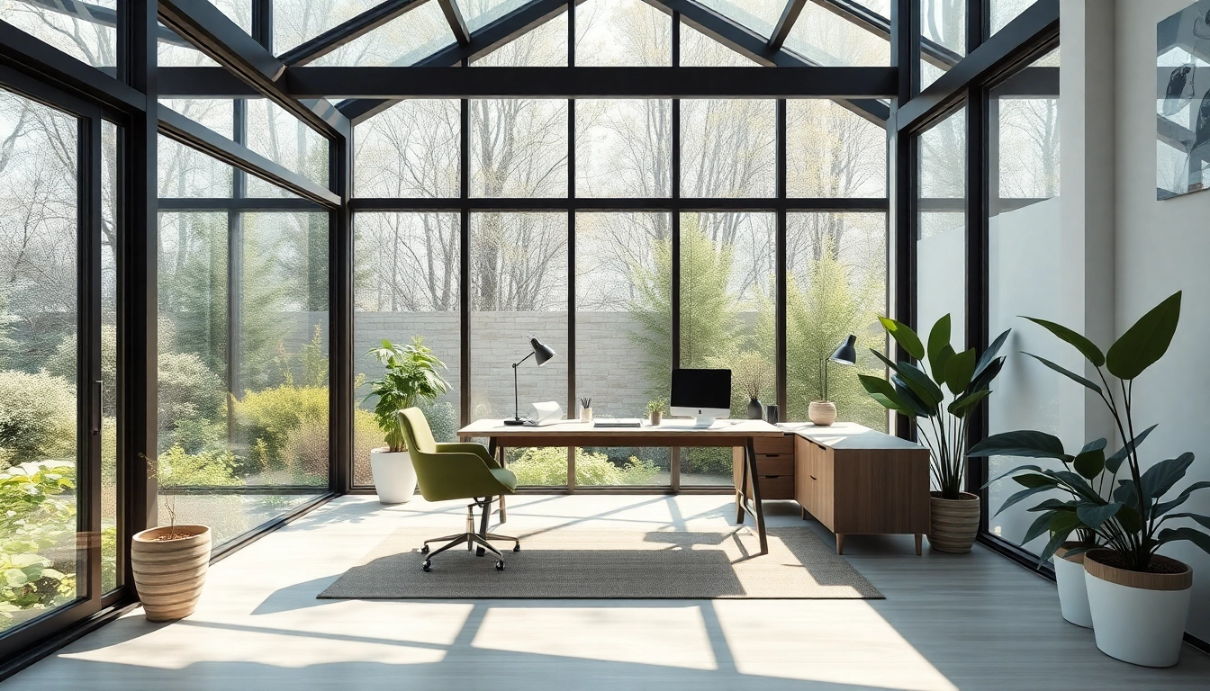 Vorteile und Gestaltung: Wintergarten als Buero für produktives Arbeiten