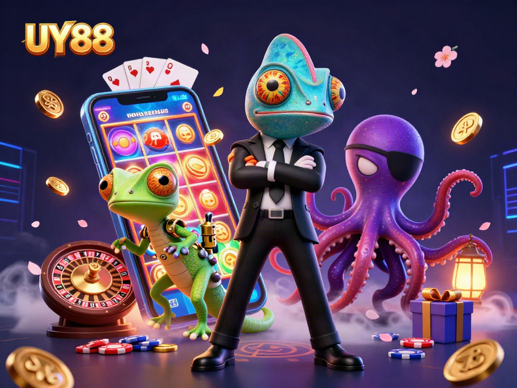 Spin the reels and win at UY88 with vibrant slot games featuring exciting characters.