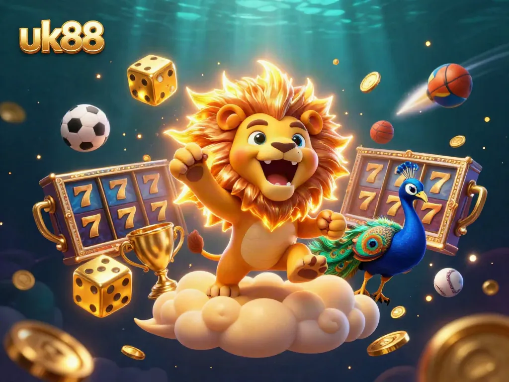 Engage in thrilling gameplay at uk88 with vibrant 3D slots and sports balls showcasing exciting gambling experiences
