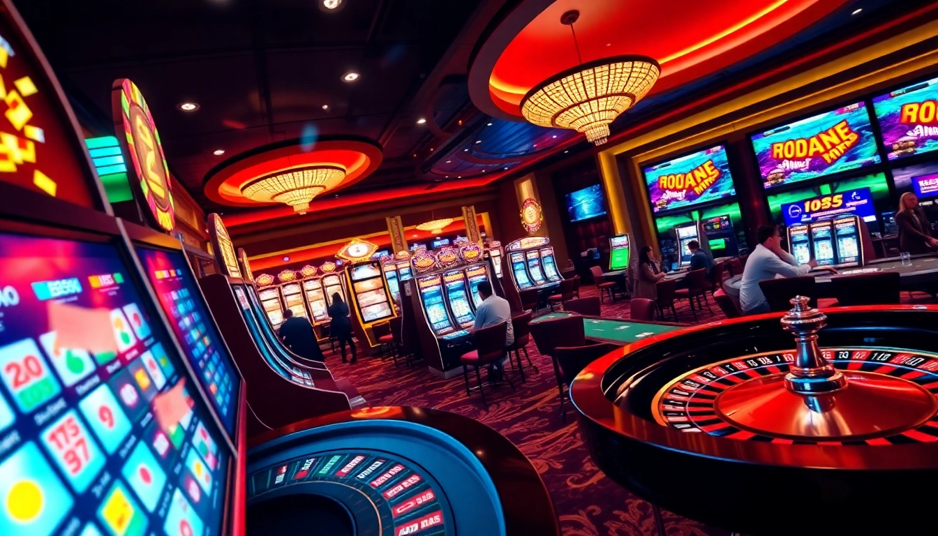 Experience thrilling action at uu88 with engaging slot machines and vibrant casino atmosphere.