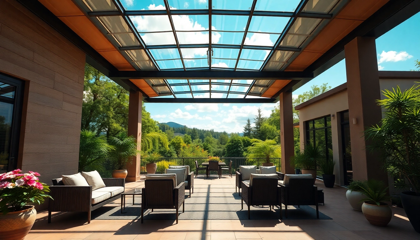 Die Terrassenueberdachung Ungarn bietet modernen Schutz und stilvolle Atmosphaere im Freien.