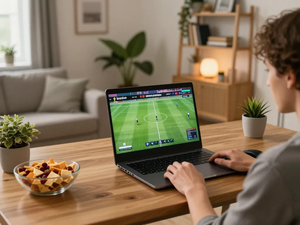 Socolive user actively engaging in online sports betting while watching a live football match