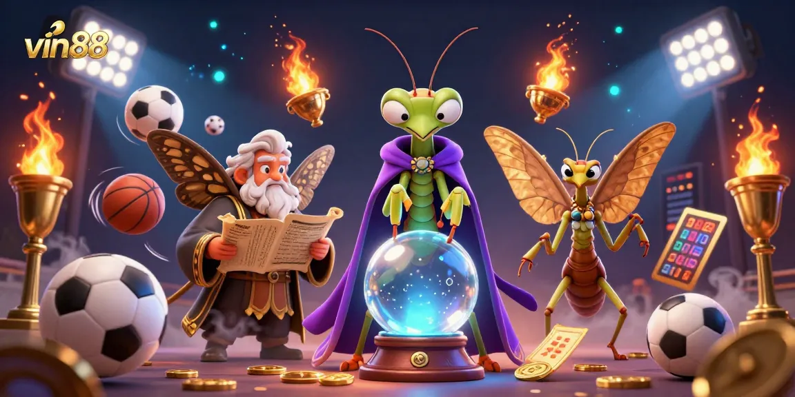 Get ready to win with vin88 as characters engage with dynamic sports betting elements in a vibrant casino scene.