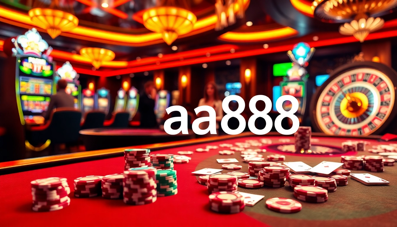 Viva a emoção de jogar nas mesas do cassino aa888, cheias de ação e emoção.