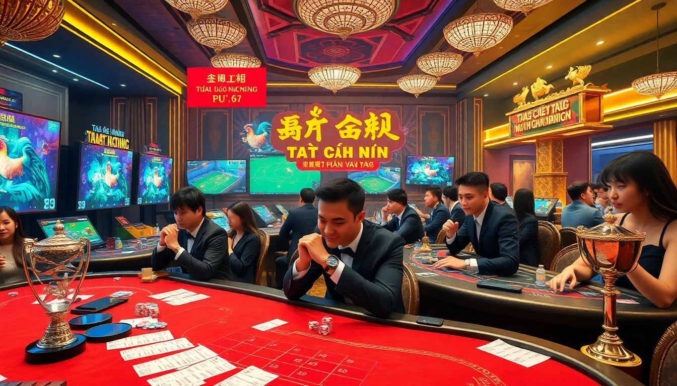 Experience the thrill of đá gà trực tiếp 67 with live betting in a luxurious casino setting.