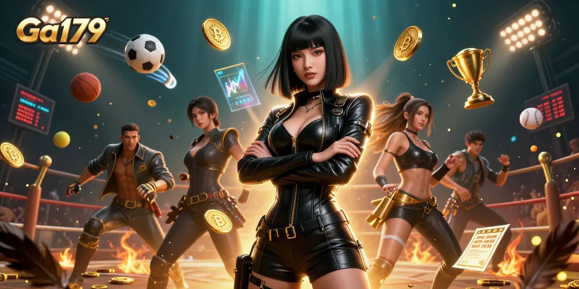 Experience thrilling cockfighting action and sports betting excitement with Ga179's vibrant 3D representation.