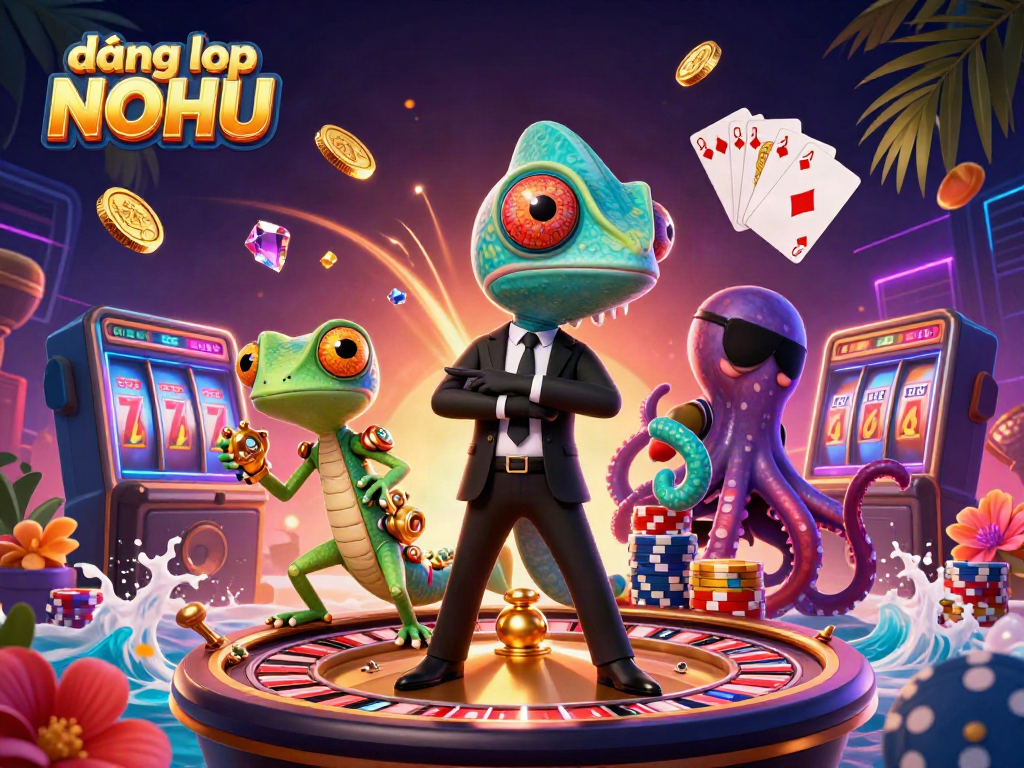 Experience engaging gameplay at đăng nhập NOHU with vibrant characters and casino elements.