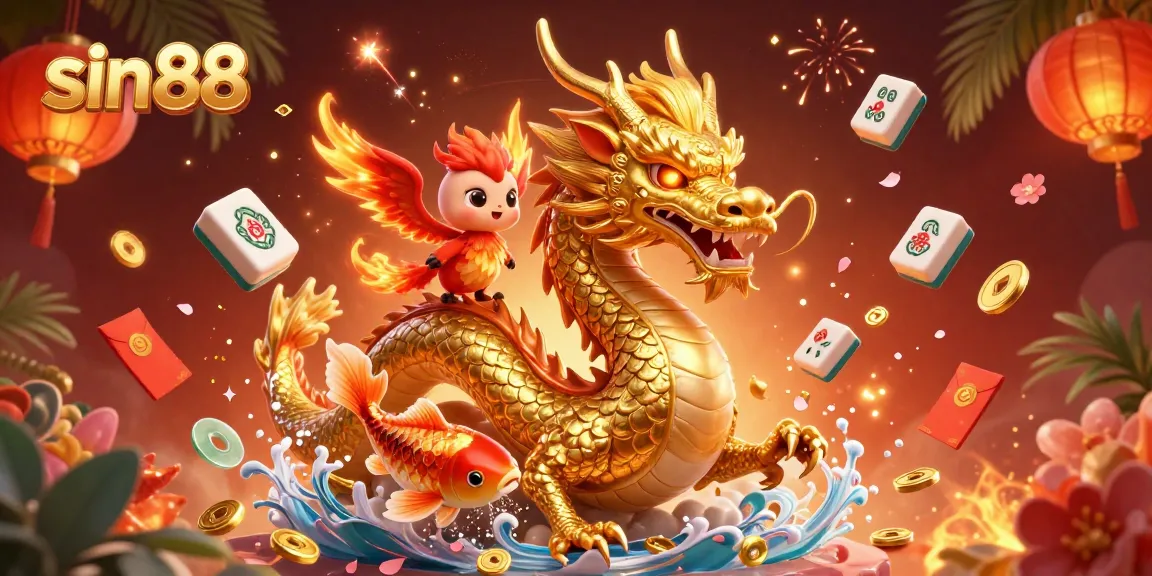 Experience the excitement of sin88 with vibrant characters and rich casino elements in this stunning illustration.