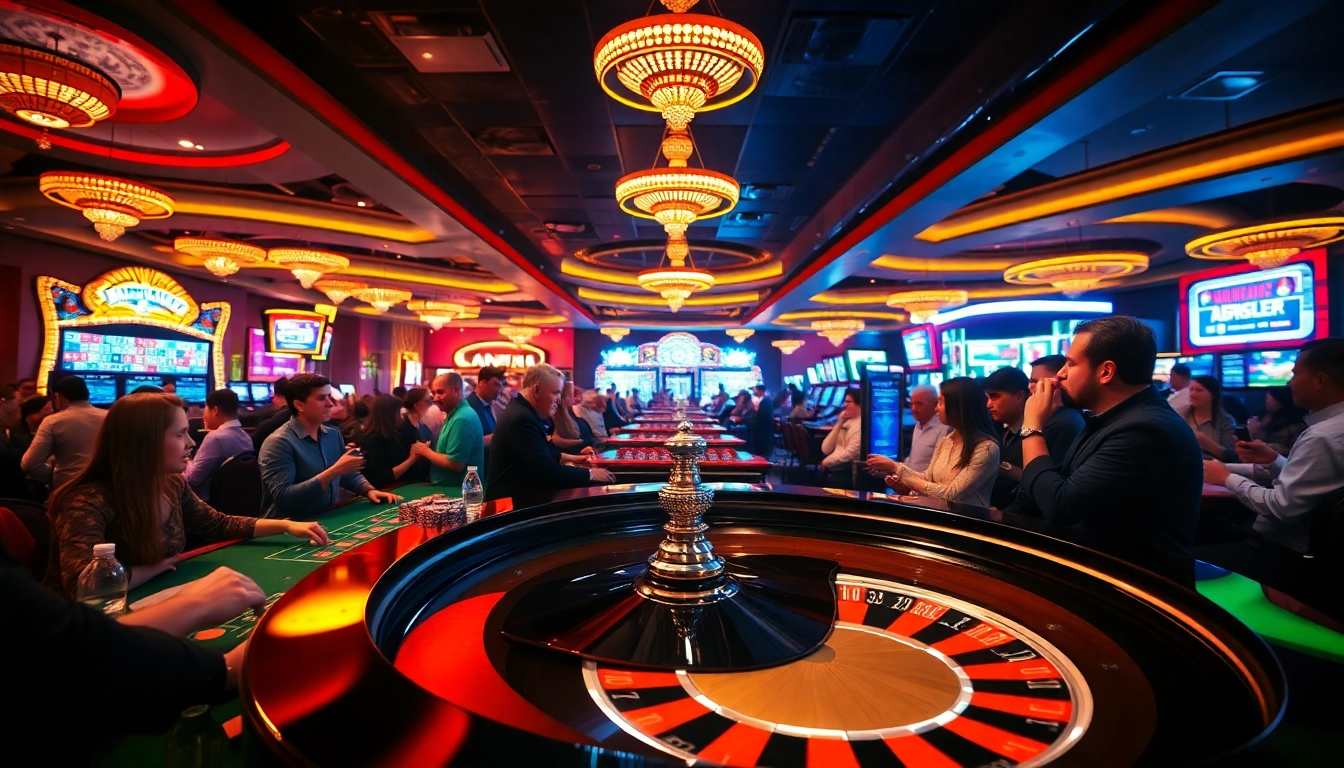 Placing bets at a vibrant casino, experiencing retrait instantané paris sportif excitement.