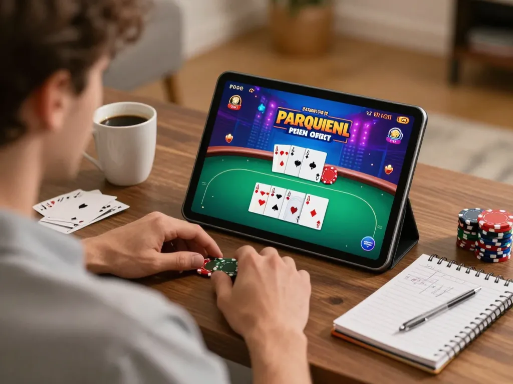 Engaging sunwin poker game on tablet showcasing vibrant interface and strategy