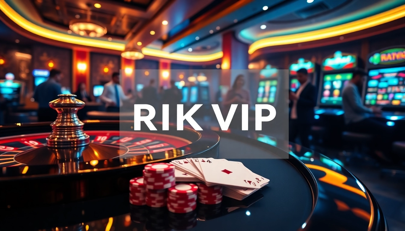 Engage in thrilling action with RIKVIP online casino, showcasing vibrant tables and exciting gameplay.