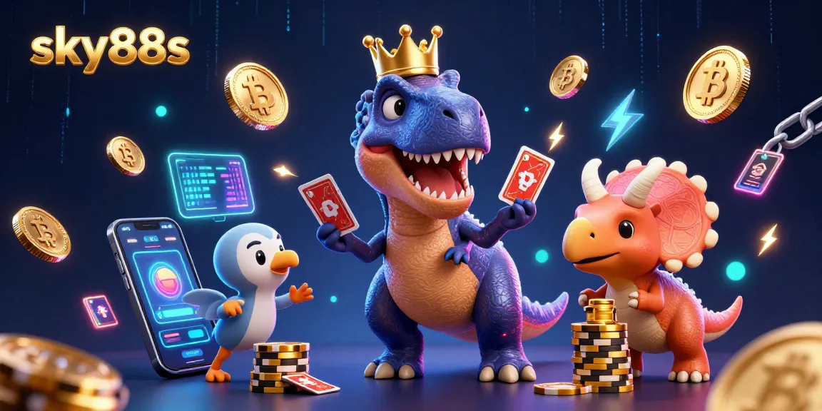 Engage with sky88s casino by gaming with T-Rex, pterodactyl, and triceratops amidst NFTs and cryptocurrency.