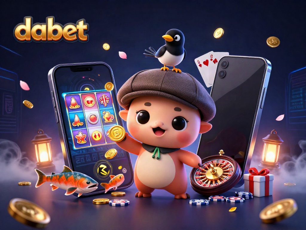 Engage with dabet's vibrant casino adventure featuring playful characters and exciting games.