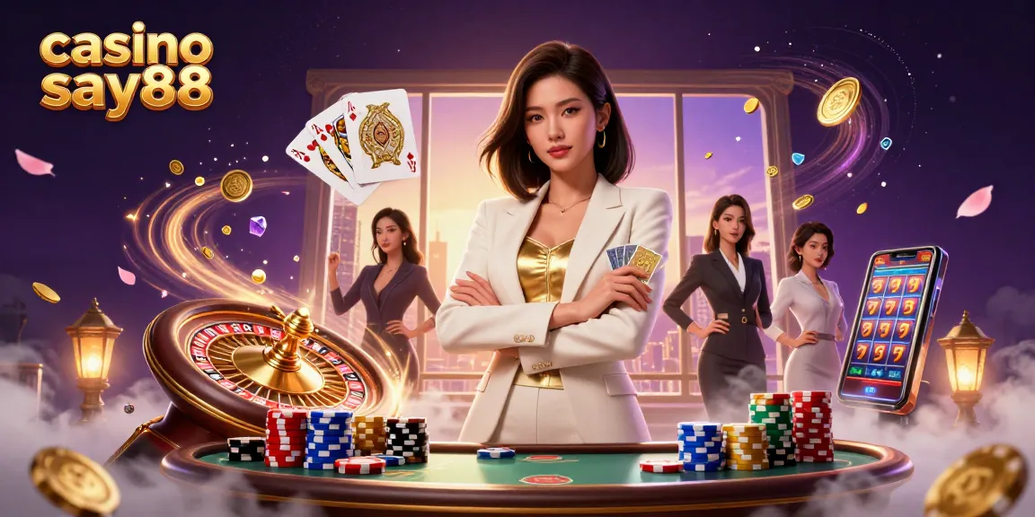 Experience thrilling gaming action at casino say88 with elegant designs and dynamic elements.
