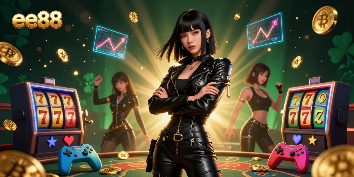 Experience thrilling gaming adventures with ee88 at a vibrant, futuristic casino.