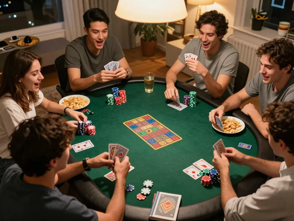 Enjoying an exciting game night with friends using the oxbet app for strategic betting.