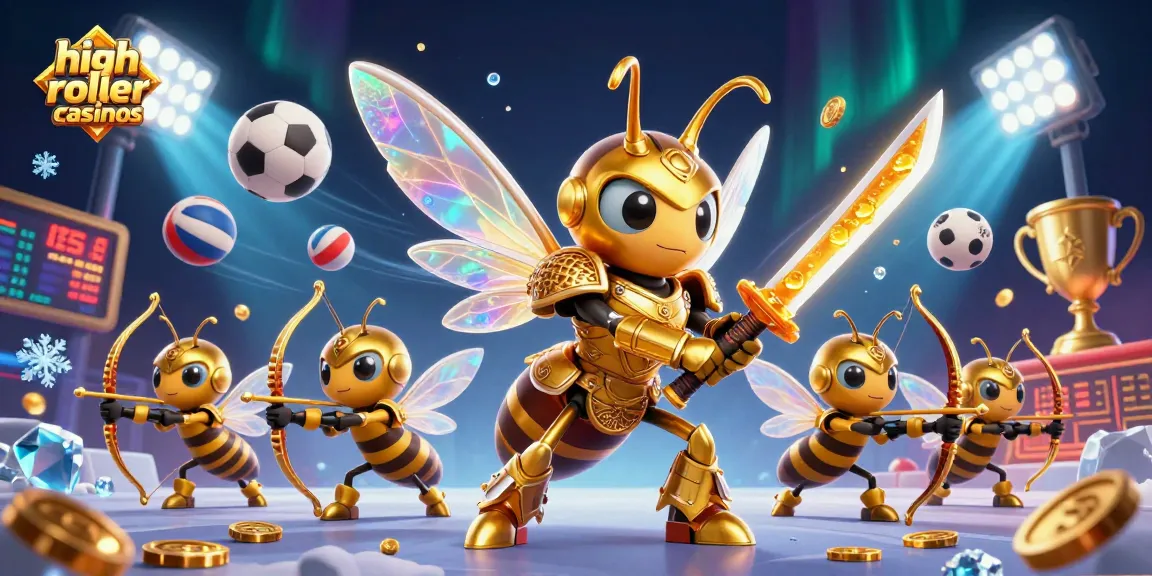 Engage with high roller casinos featuring a warrior hornet and dynamic sports betting elements.