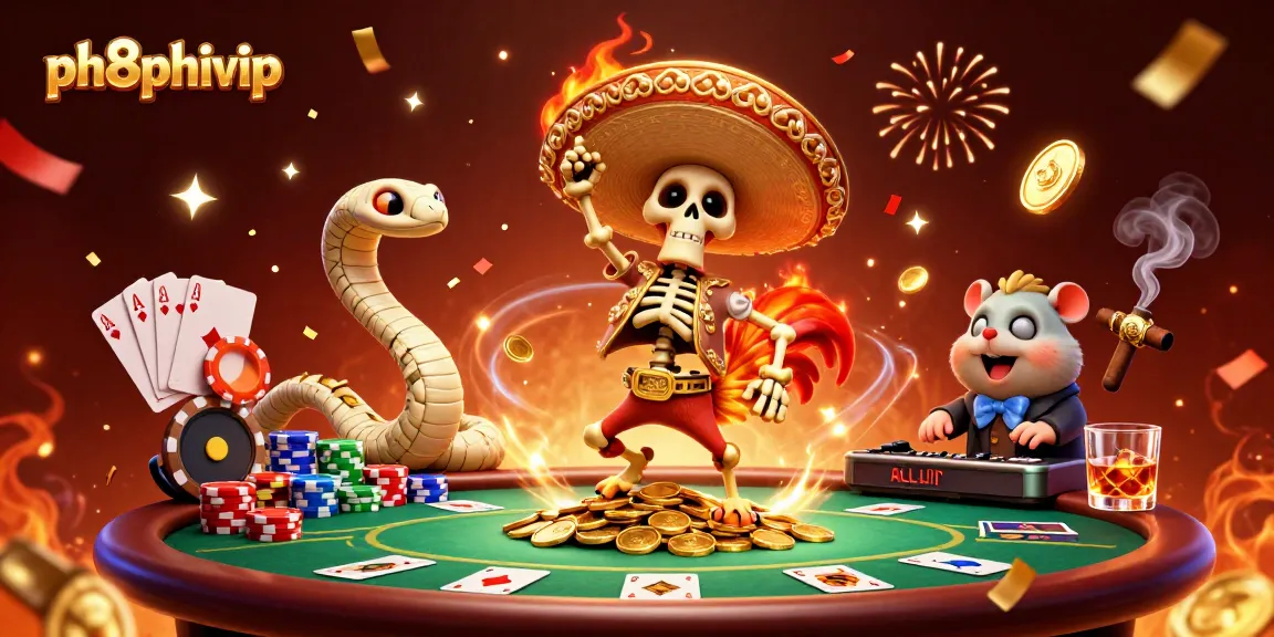 Experience thrilling gaming roulette victories at ph8phivip with our vibrant 3D casino illustration!