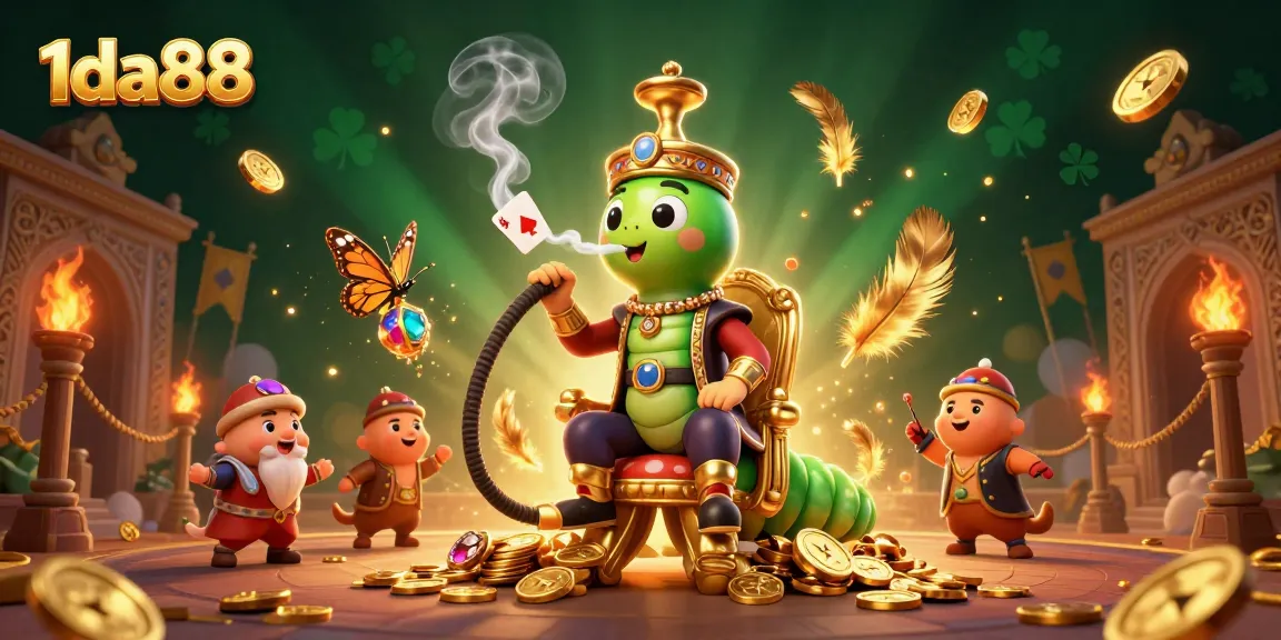 Experience thrilling gameplay with 1da88 as the hookah-master reigns in a vibrant casino scene.