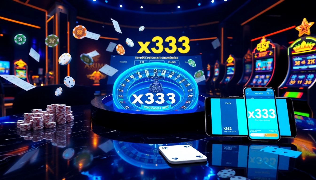 Engaging x333 digital roulette and poker chips showcasing live betting with premium casino features
