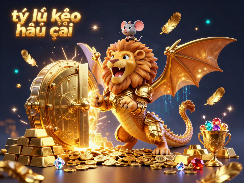 Experience thrilling action with tỷ lệ kèo nhà cái as a fiery chimera and mouse jockey navigate a treasure-filled scene.
