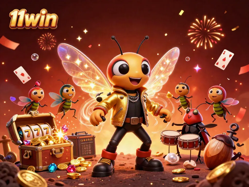 Experience thrilling slots gameplay at 11win with vibrant characters and dynamic casino elements.