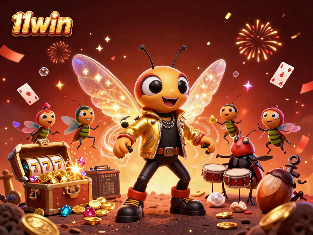 Experience thrilling slots gameplay at 11win with vibrant characters and dynamic casino elements.
