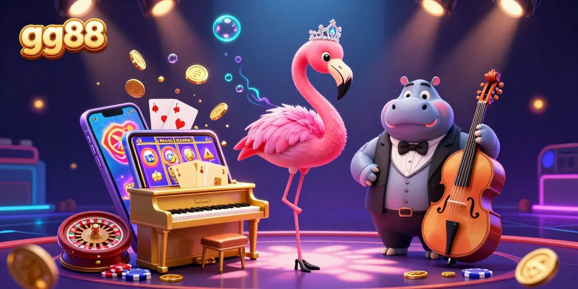 Experience the excitement of gg88 casino with vibrant characters and dynamic gaming elements.