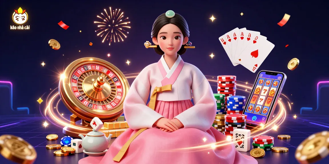 Bet on kèo nhà cái with an elegant Asian woman in traditional attire surrounded by casino elements.