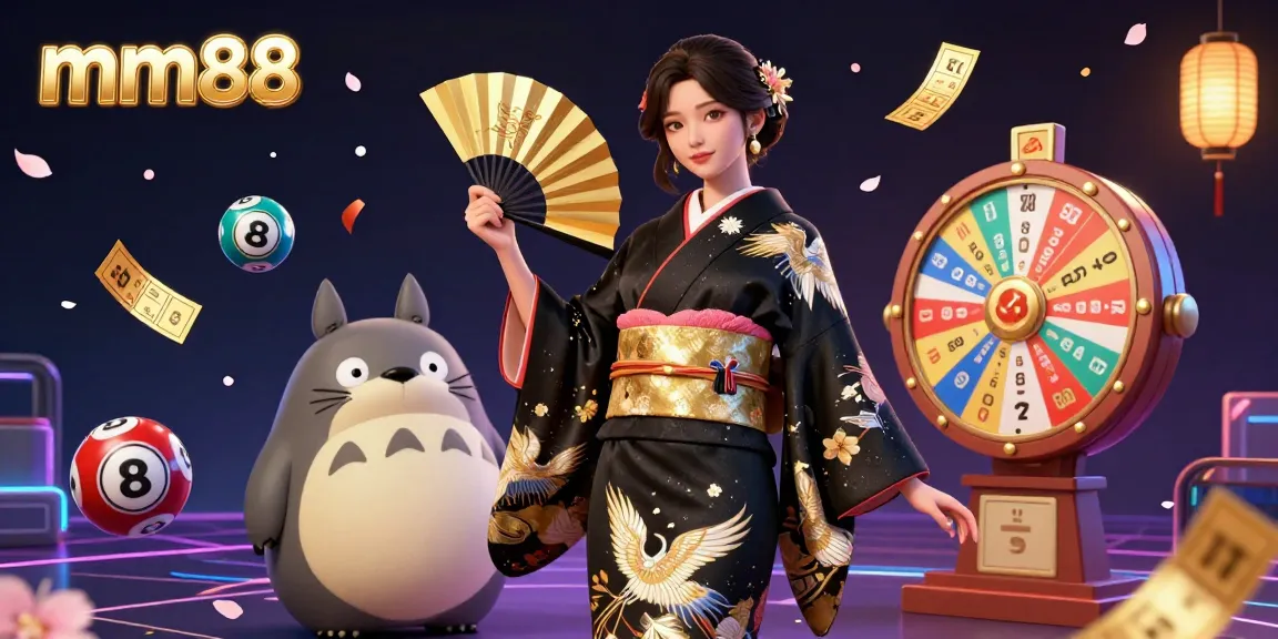Engage in thrilling gameplay with mm88, featuring vibrant lottery elements and captivating casino visuals.