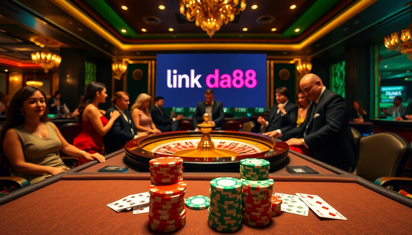 Experience the thrill of winning at "link da88" with vibrant casino action.
