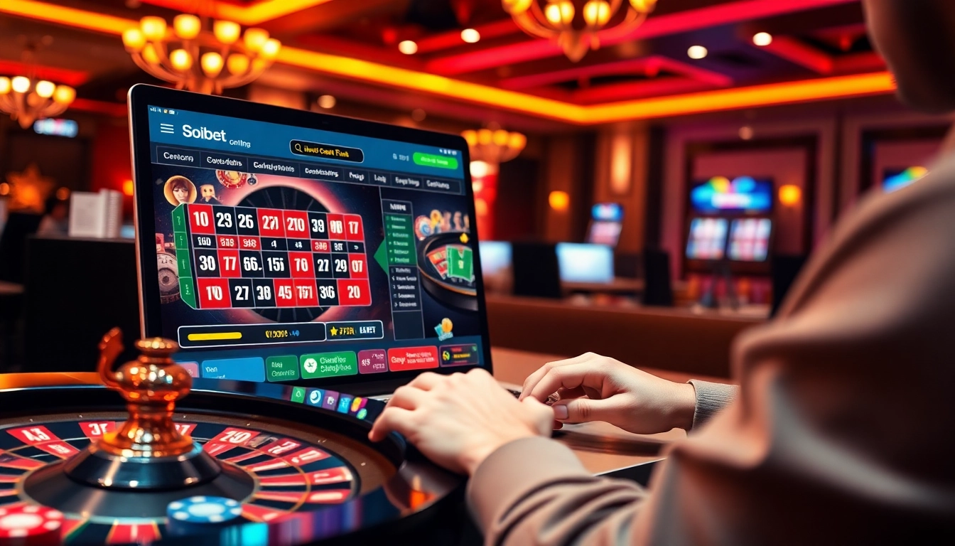 Experience thrilling online gaming with Soibet on an engaging digital platform featuring roulette and poker.