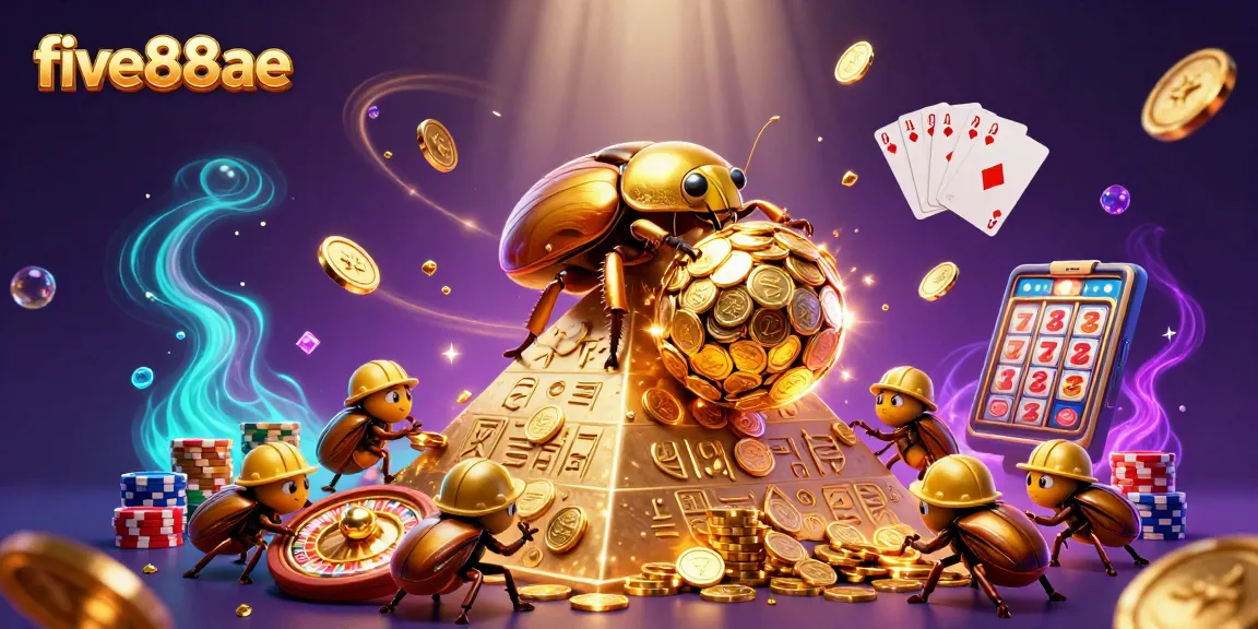 Engage in exciting gameplay at five88ae, where gold coins and jackpots flow in a vibrant casino scene.