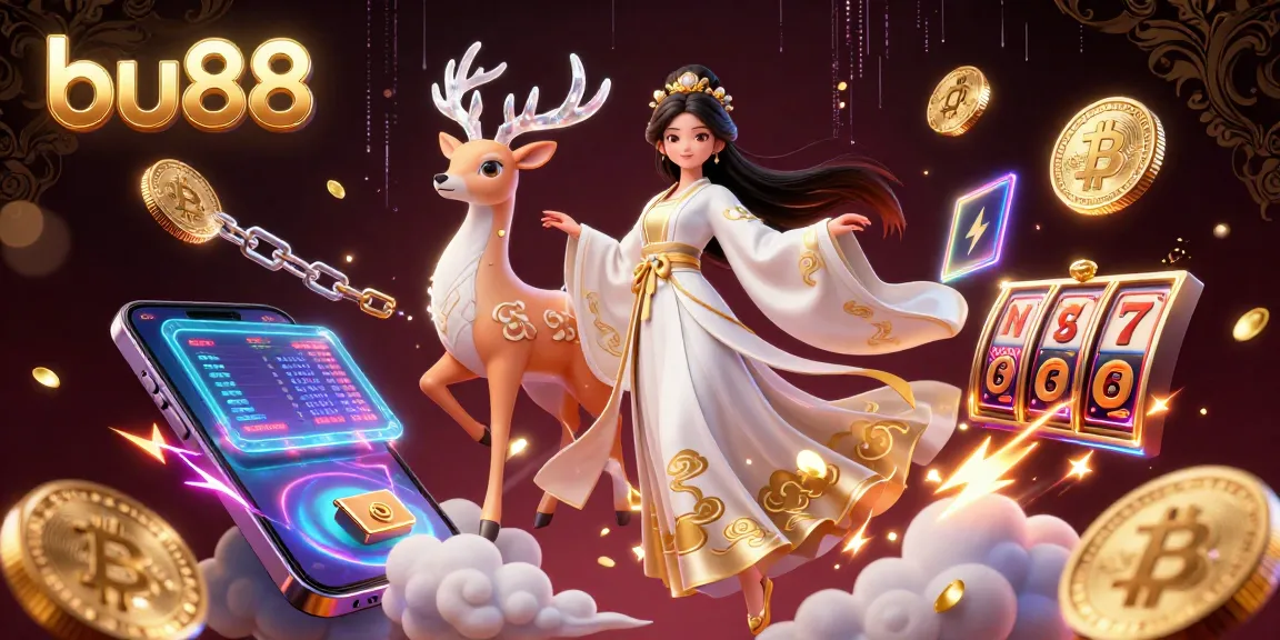 Play at bu88 and experience luxurious online casino excitement with vibrant characters and crypto gaming elements.